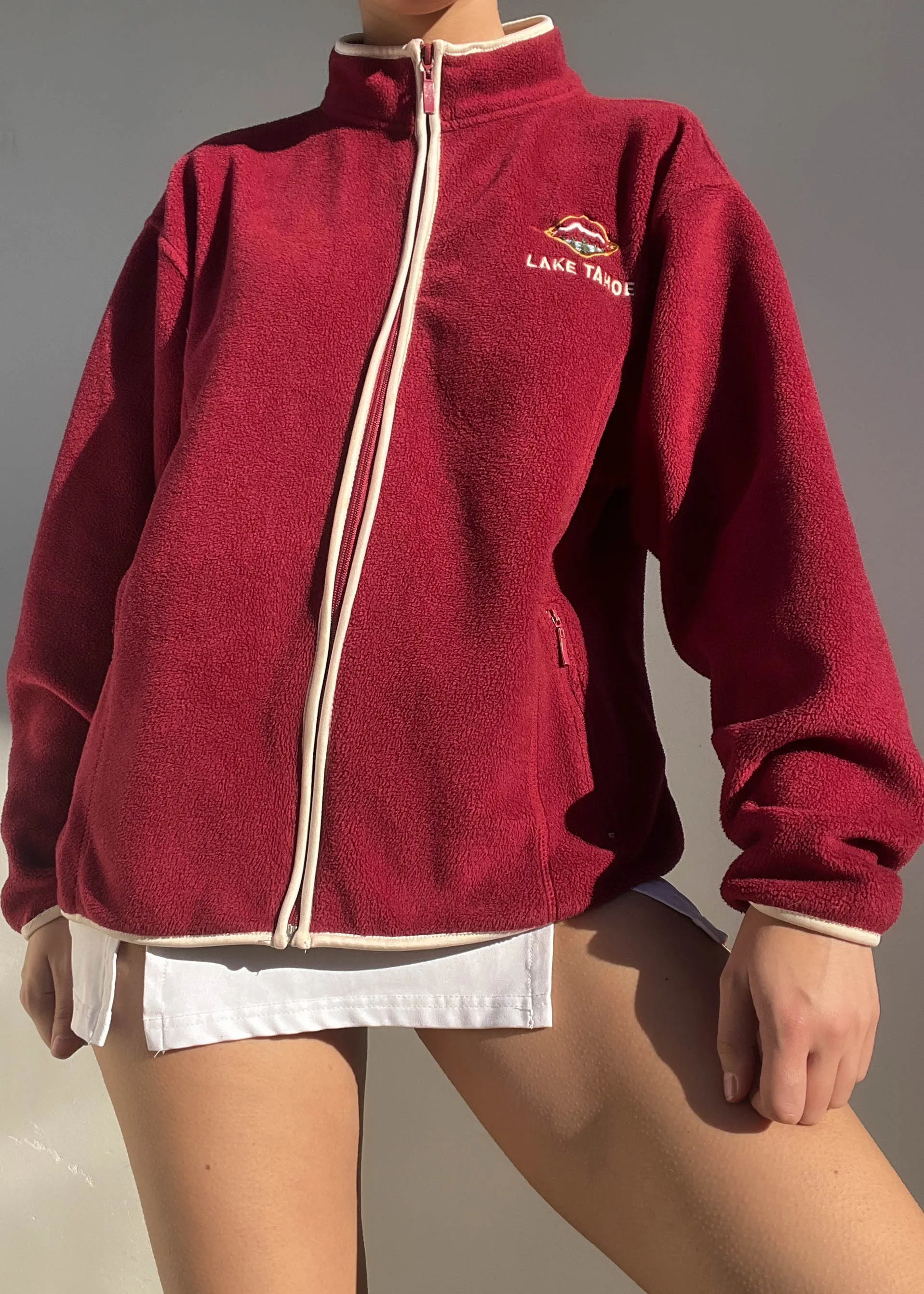 90's Lake Tahoe Fleece Jacket (L)