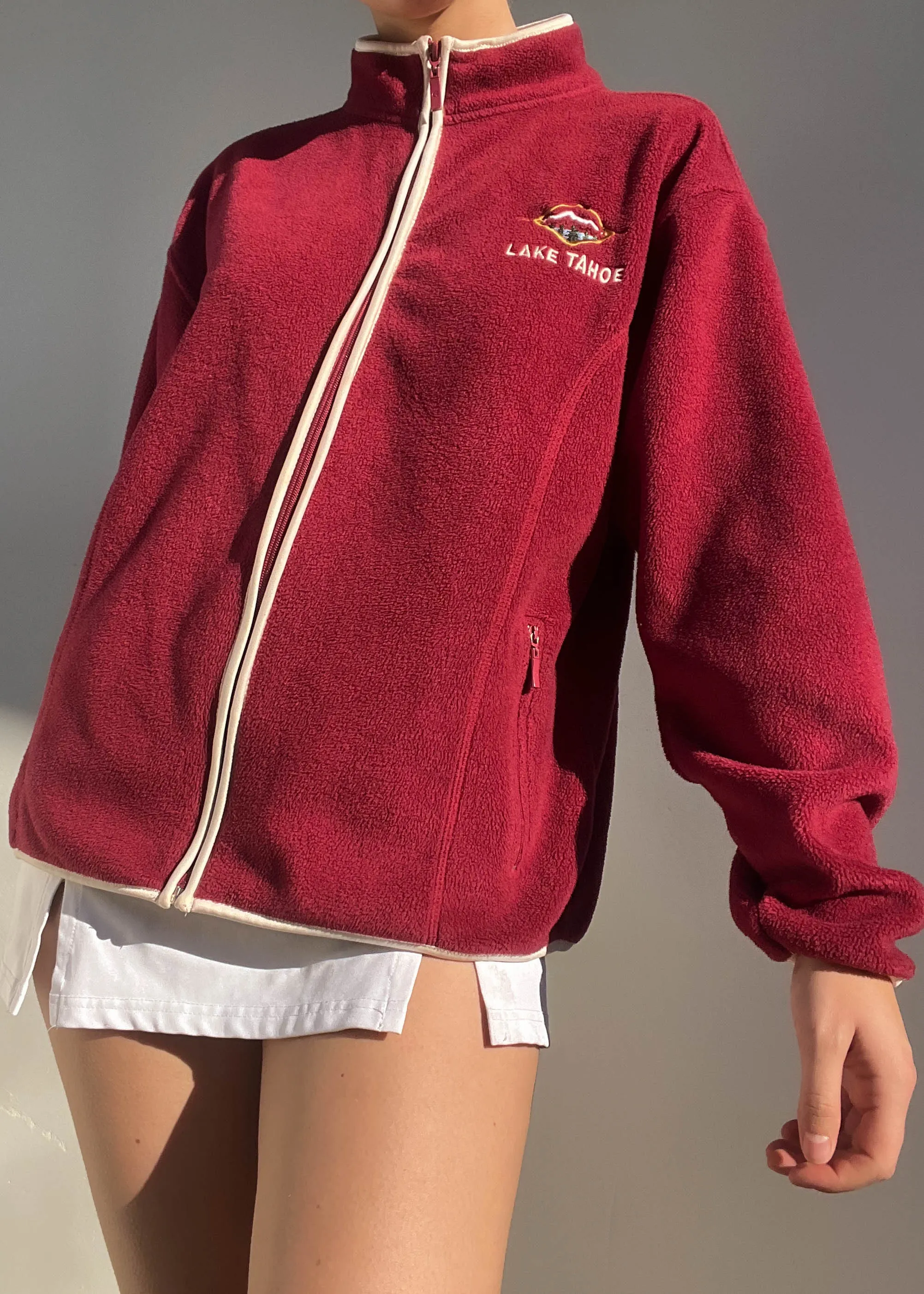 90's Lake Tahoe Fleece Jacket (L)