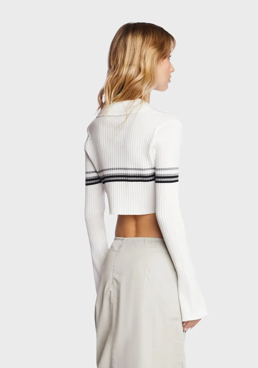 After School Meetup Polo Sweater