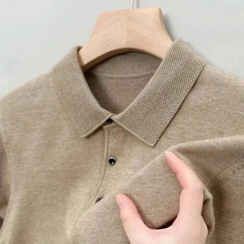 Antonios polo sweater with buttons