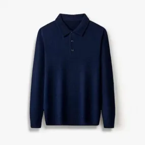 Antonios polo sweater with buttons