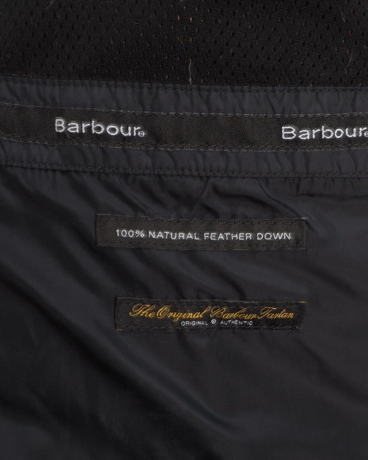 BARBOUR Bolingbroke Jacket Black Quilted Down Puffer Coat Parka Men's Size L