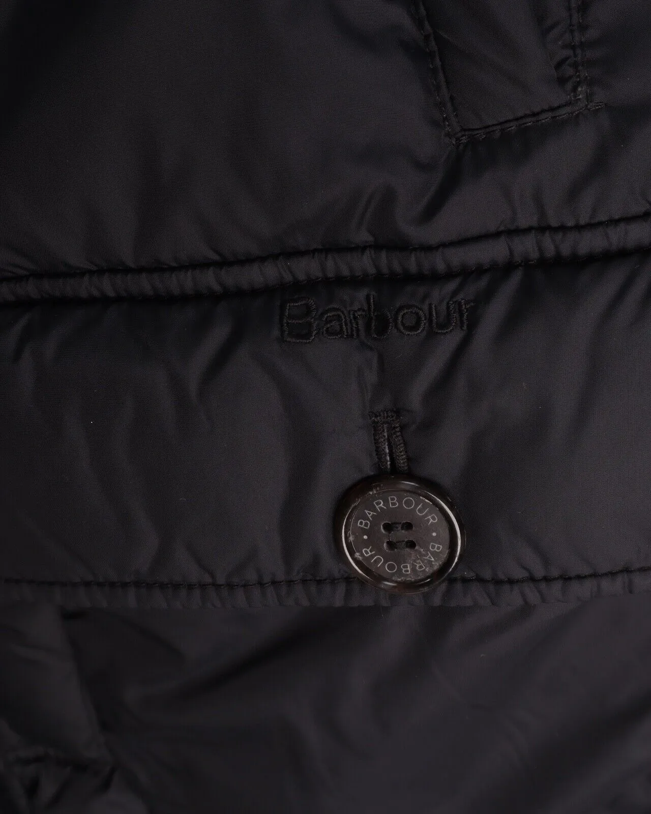 BARBOUR Bolingbroke Jacket Black Quilted Down Puffer Coat Parka Men's Size L