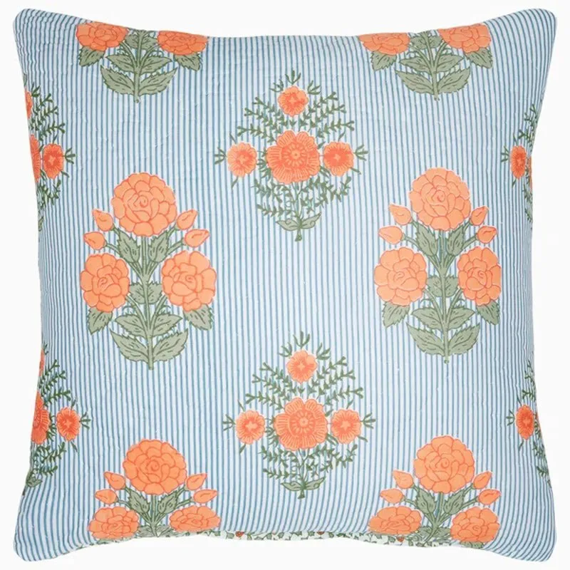 Bipin Tangerine Quilts and Shams by John Robshaw