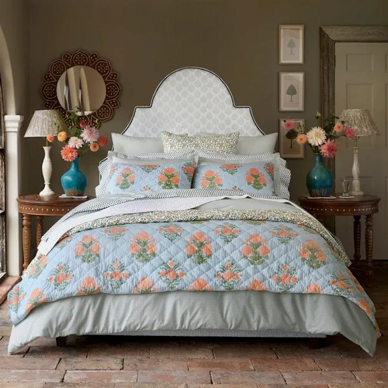 Bipin Tangerine Quilts and Shams by John Robshaw