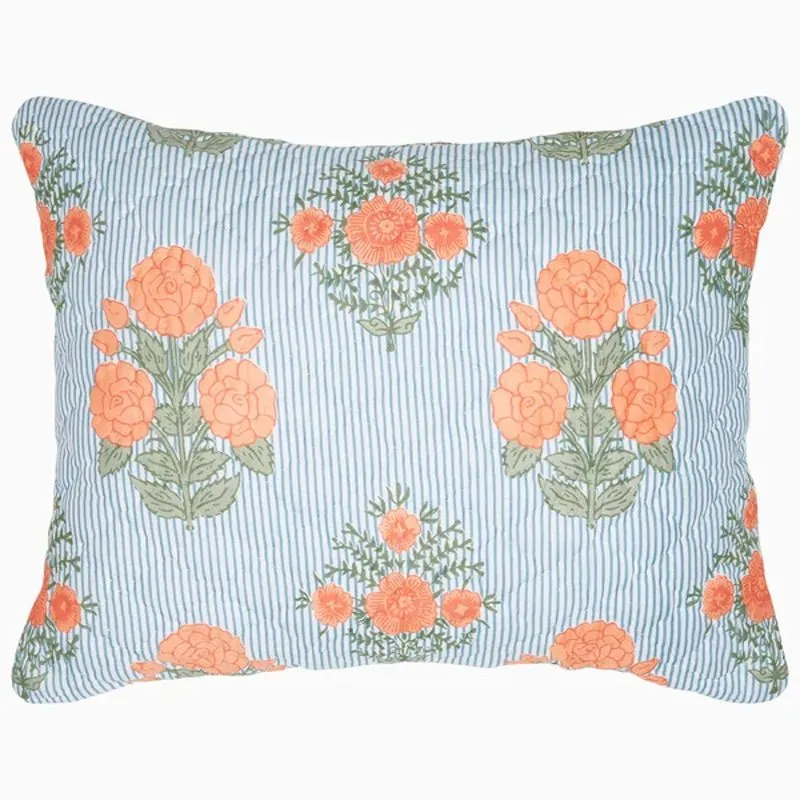 Bipin Tangerine Quilts and Shams by John Robshaw