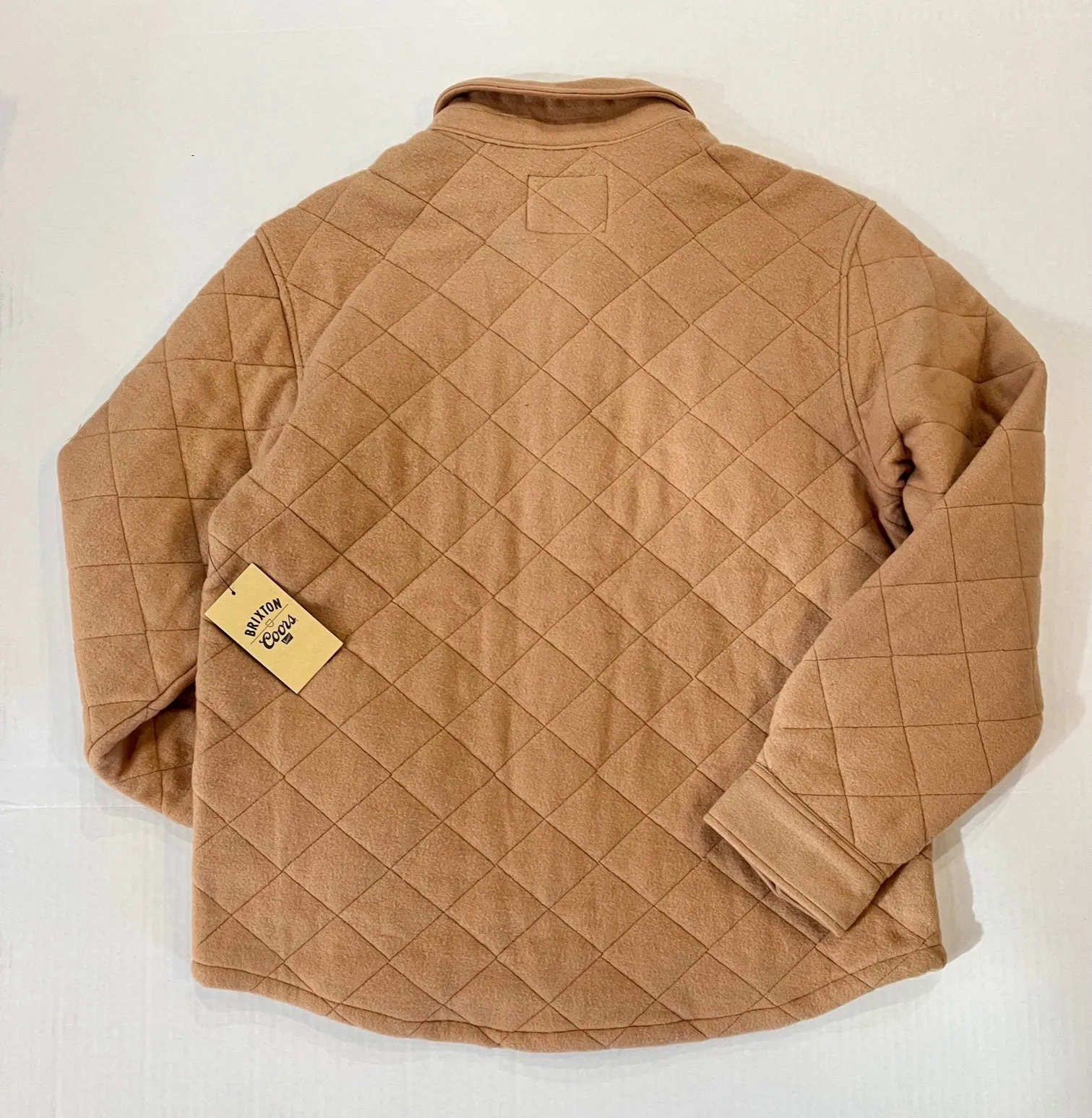 Brixton X Coors Cass Quilted Fleece Jacket - Brown