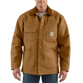 Carhartt Men's Carhartt Brown Duck Chore Coat