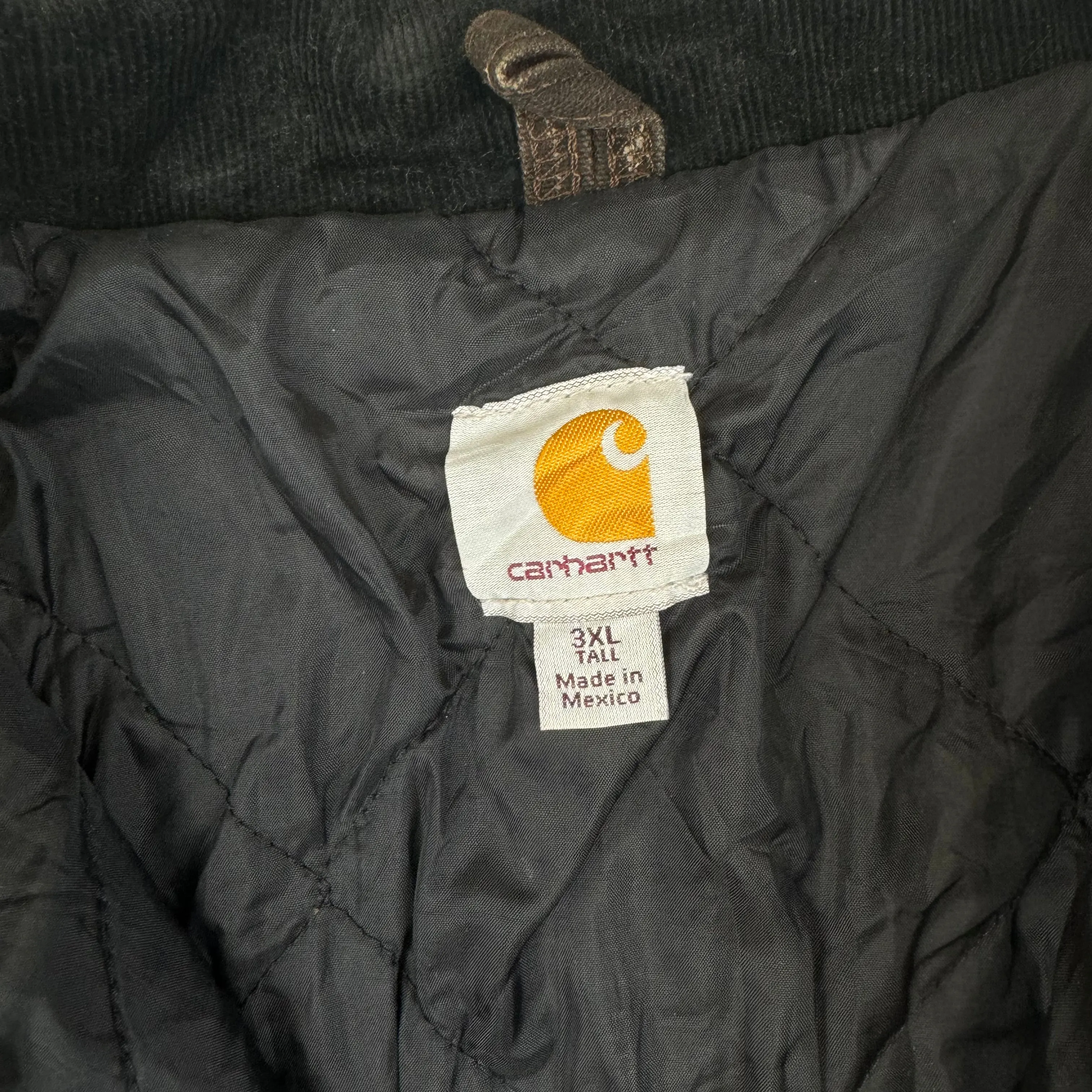 Carhartt Quilted Lined Artic Workwear Jacket Brown C26 DKB