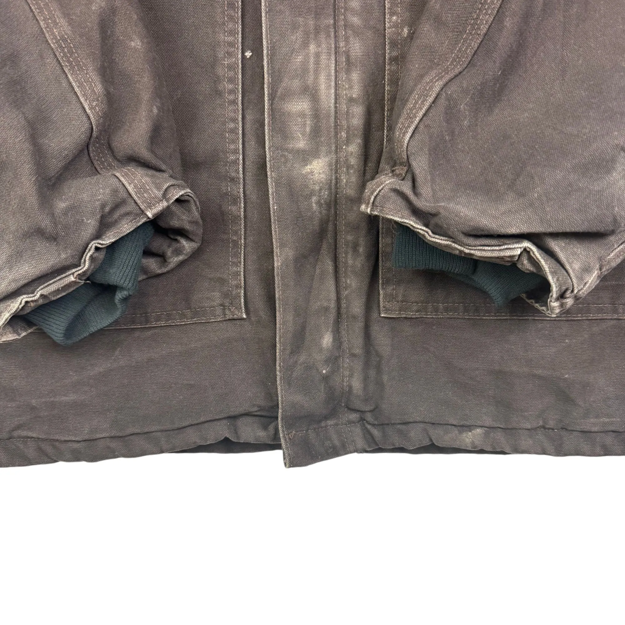 Carhartt Quilted Lined Artic Workwear Jacket Brown C26 DKB