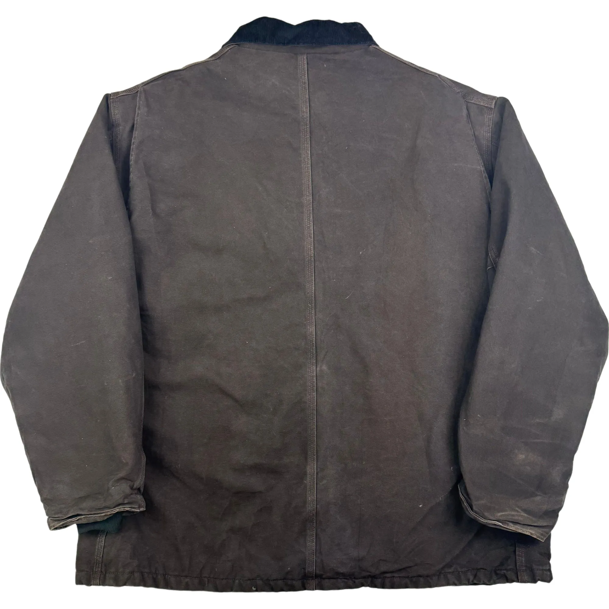 Carhartt Quilted Lined Artic Workwear Jacket Brown C26 DKB