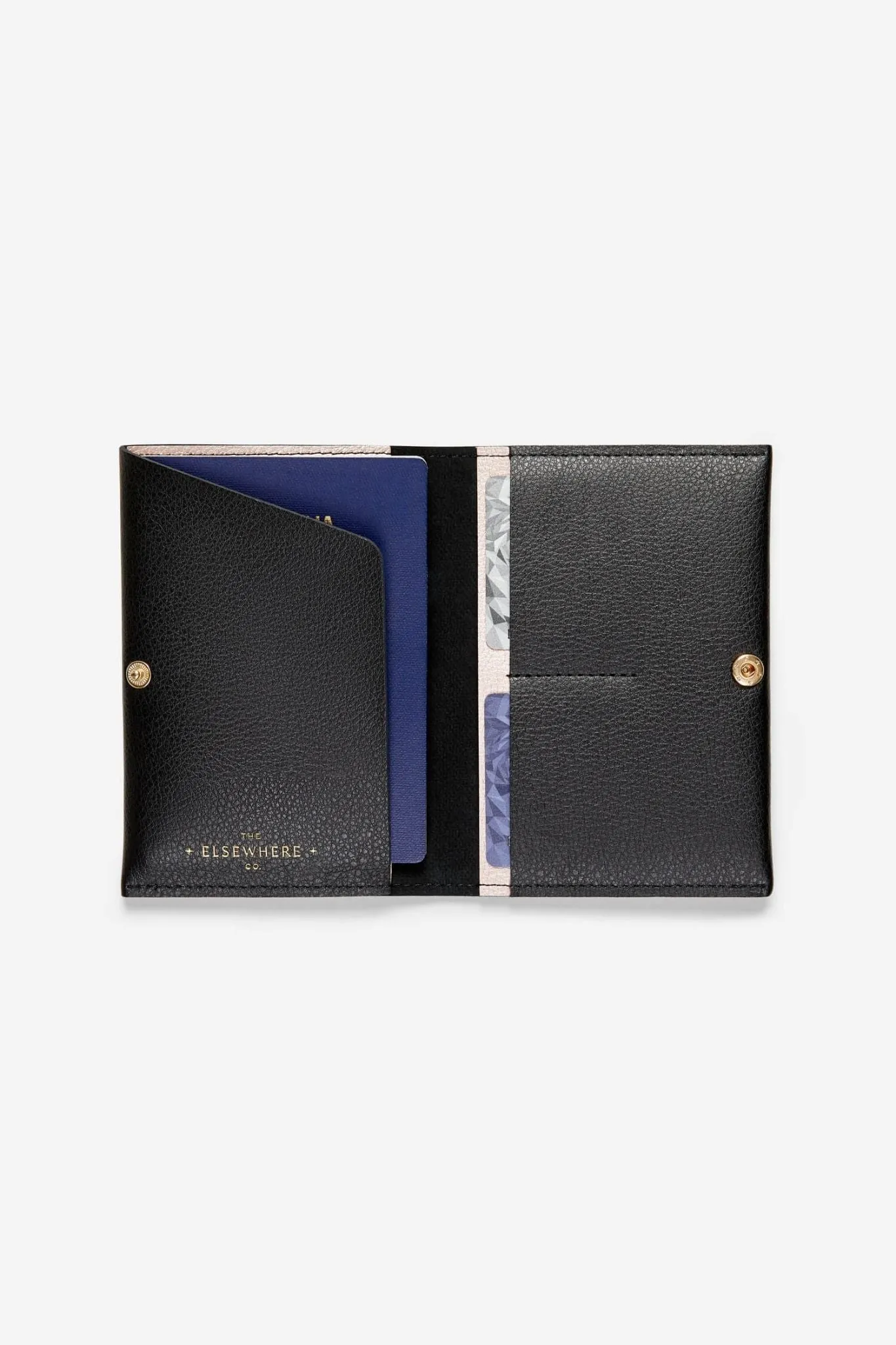 City Break Bestie Passport Cover Set | Nightfall Black