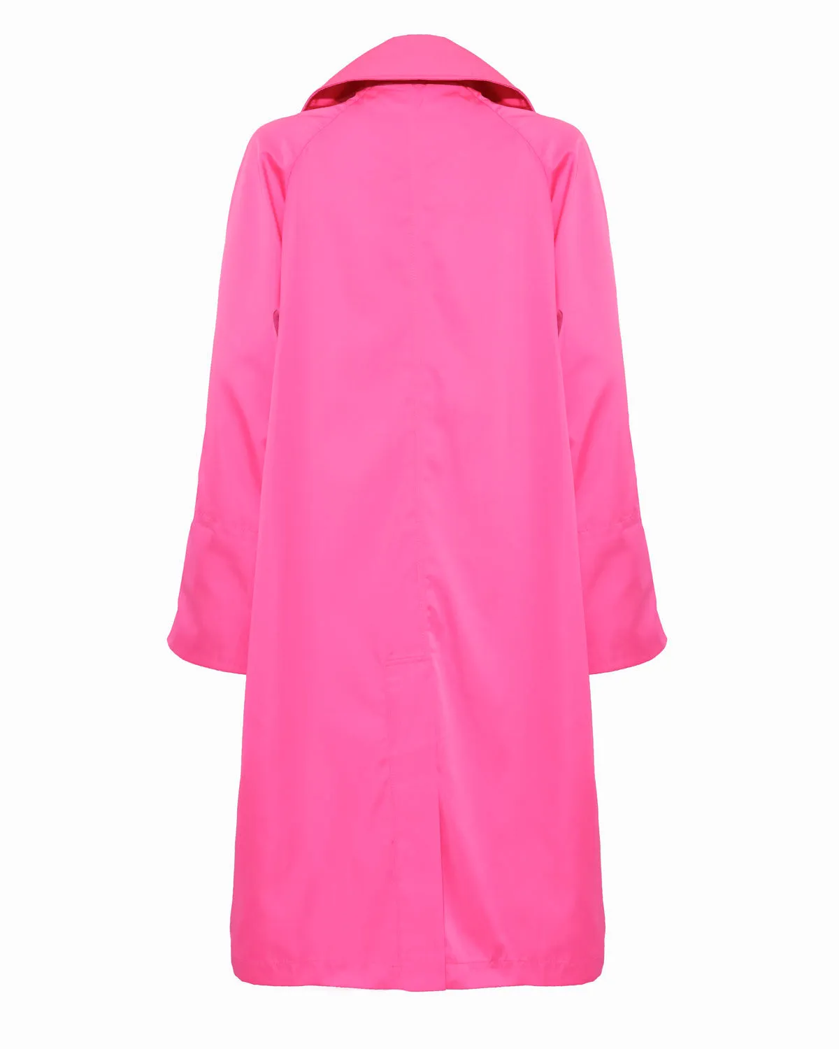 FLEMING RAIN COAT/EVENING COAT - SHOCK PINK WATER-RESISTANT RADZIMIR - LIMITED EDITION