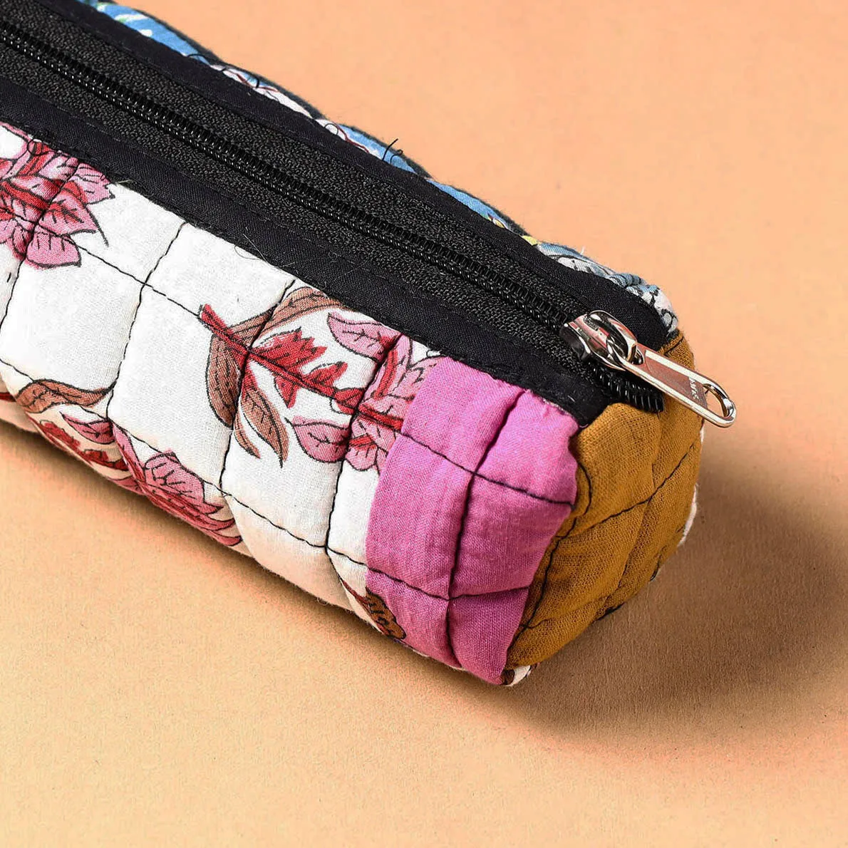 Handcrafted Quilted Patchwork Multipurpose Pencil Pouch 87