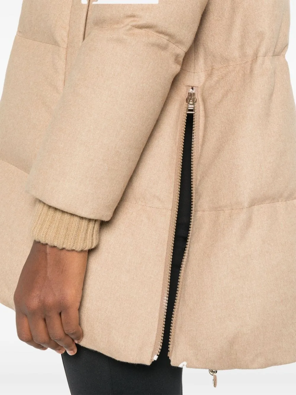 insulated hooded coat
