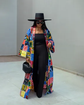 KIMI African Print Kimono