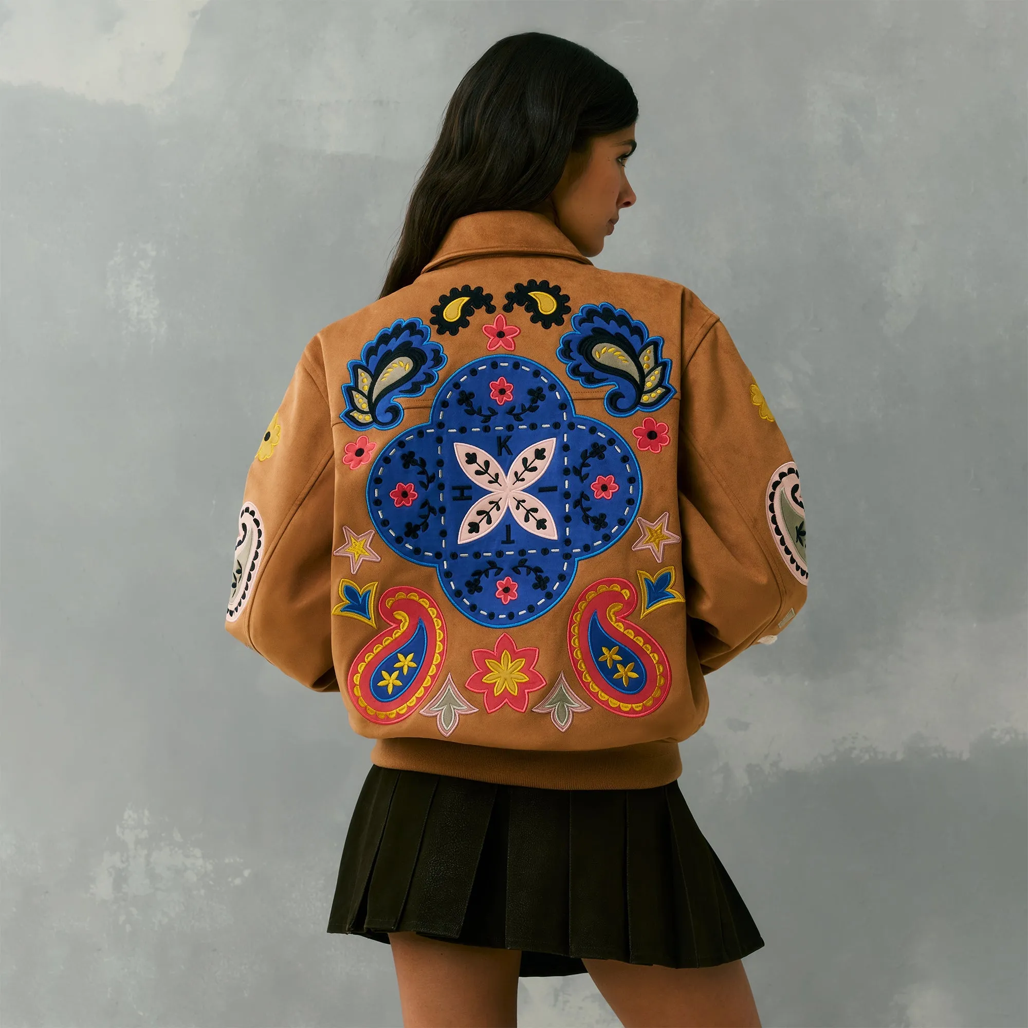 Kith Women Brisa II Paisley Applique Bomber - Mesa