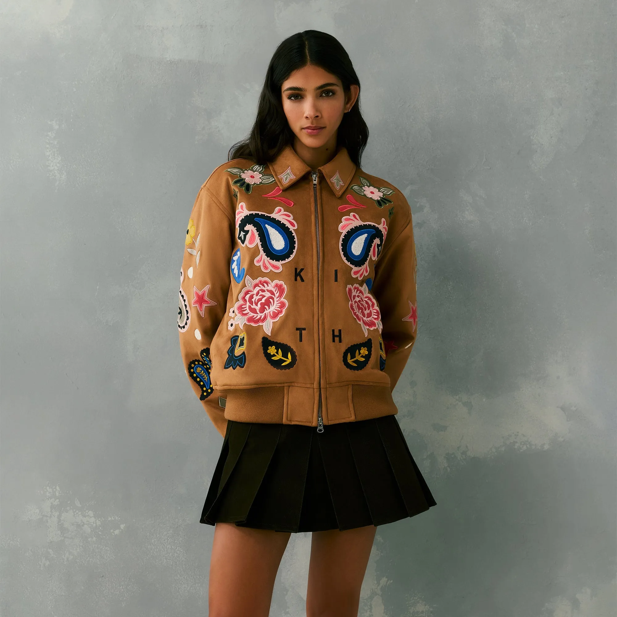 Kith Women Brisa II Paisley Applique Bomber - Mesa