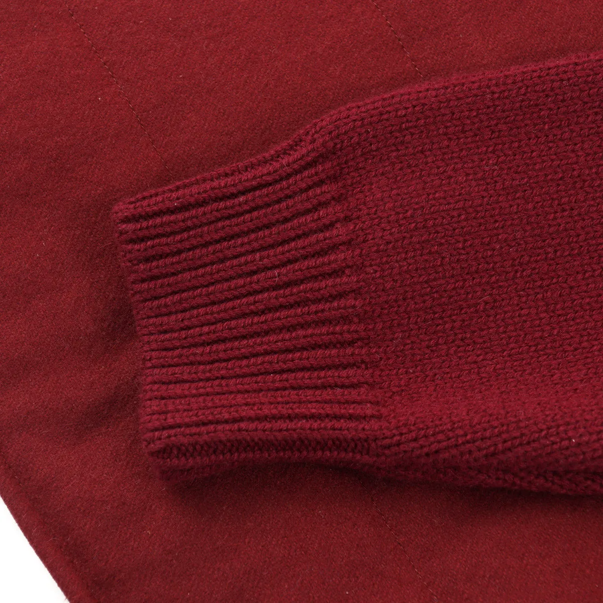 Manto Quilted Flannel and Knit Cashmere Jacket