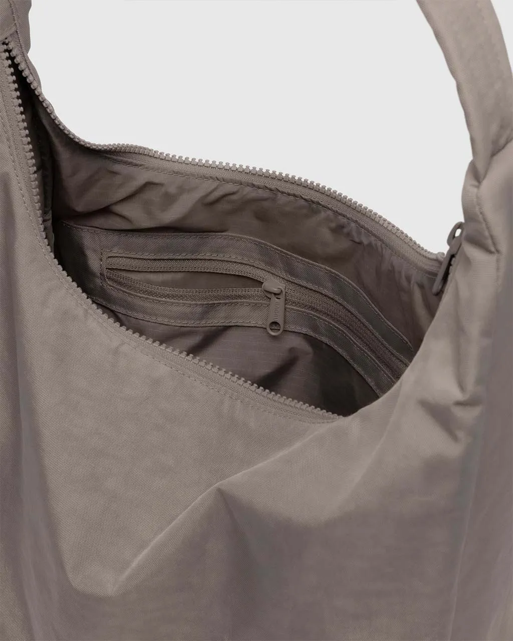Nylon Shoulder Bag - Dove