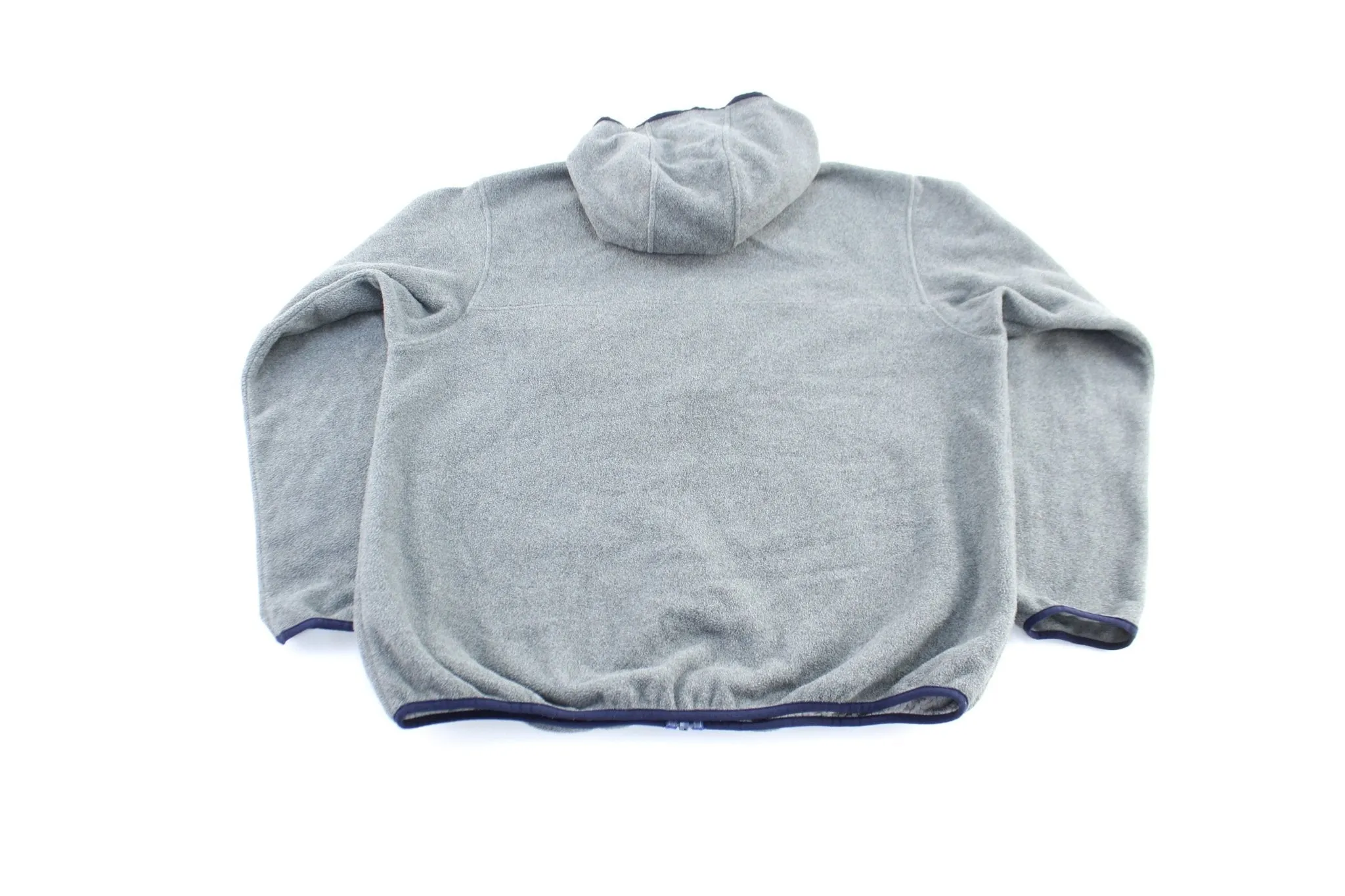 Patagonia Logo Patch Grey Fleece Zip Up Jacket