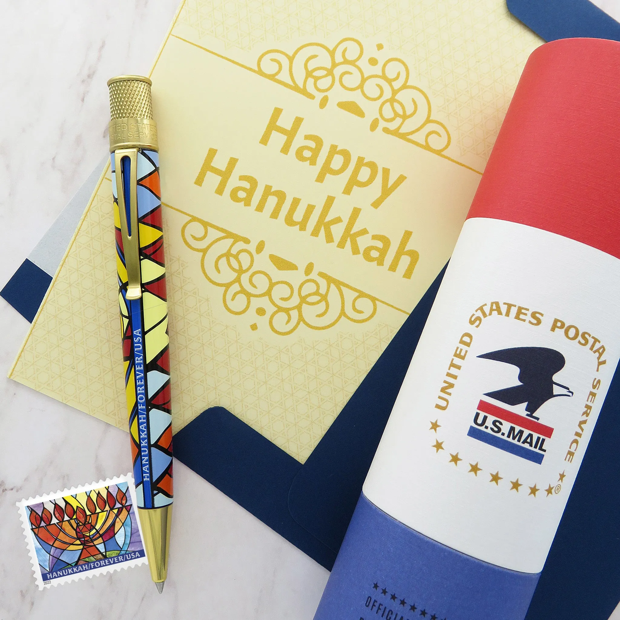 Retro 51 Collection Tornado USPS Rollerball - Hanukkah 2022 (Retired)