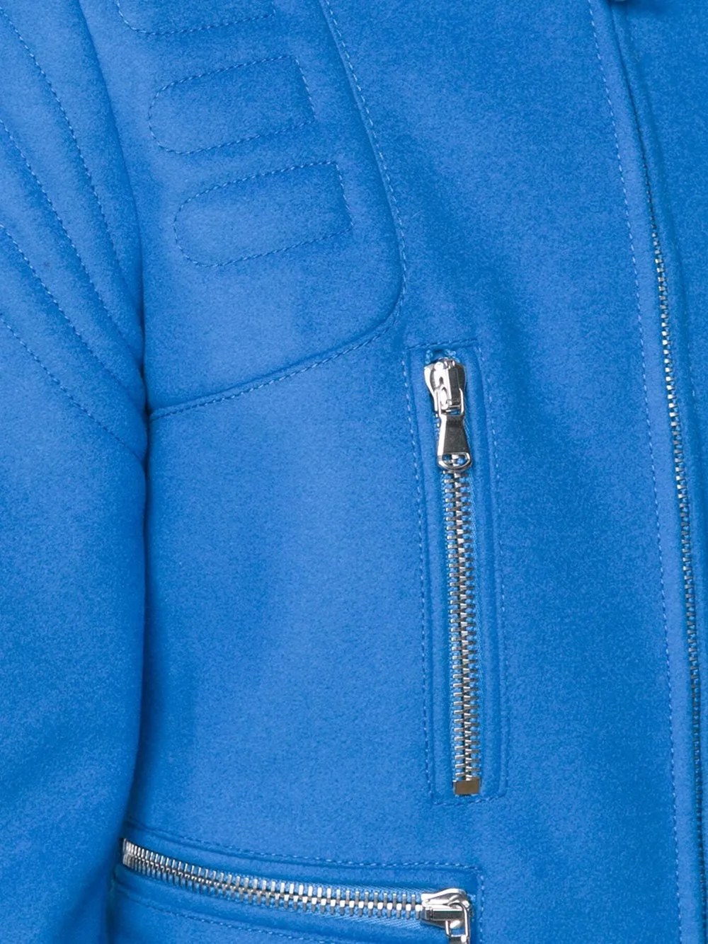 ribbed slim fit coat