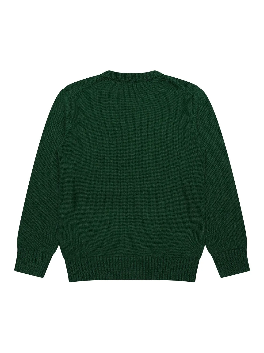 Strickpullover Bulldogge - Grün