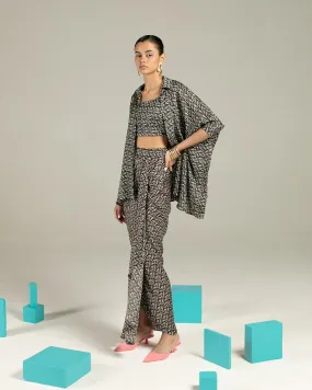 Studio Rigu  Azulik Kimono in Vegan Silk