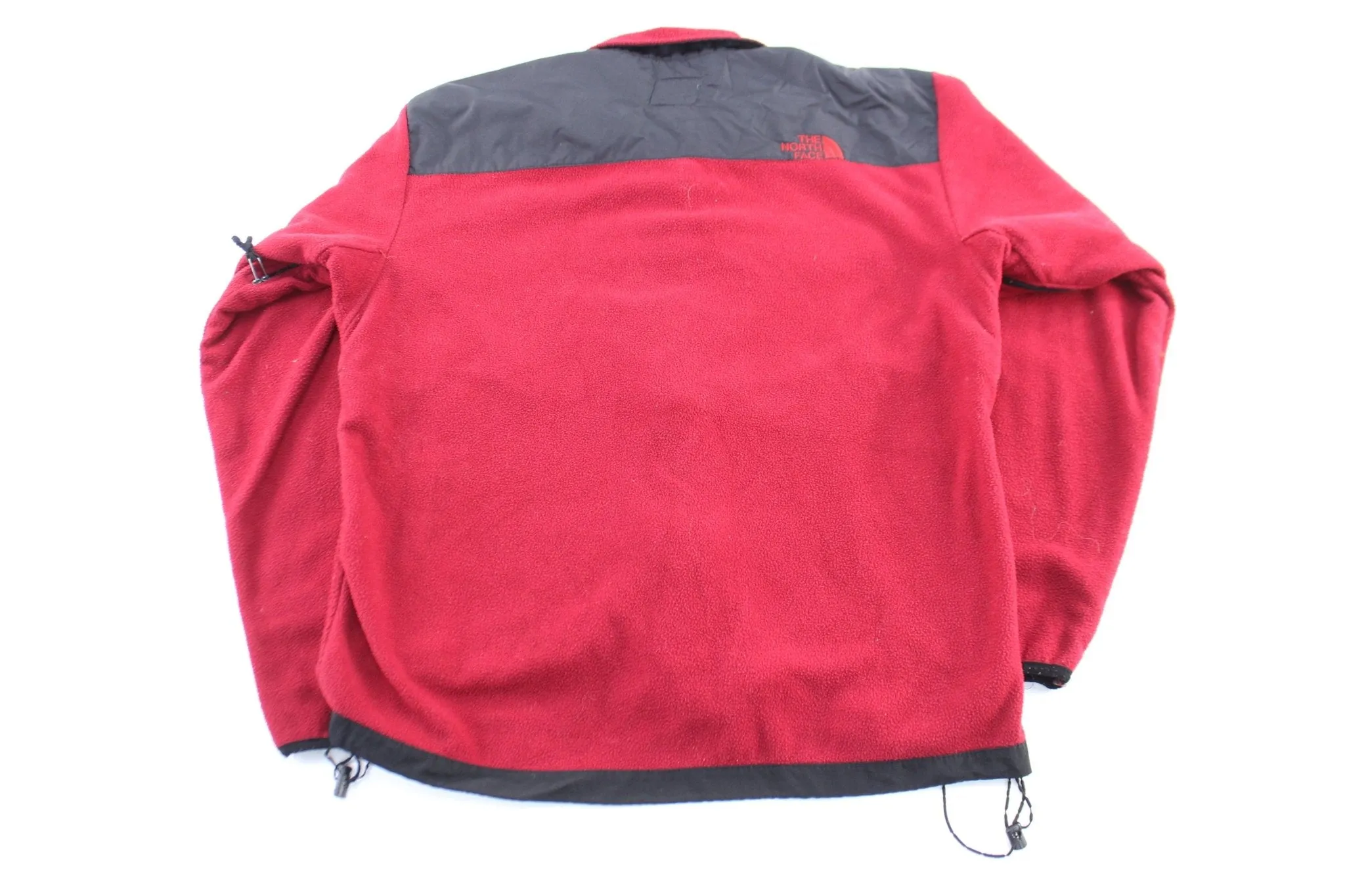 The North Face 800 Maroon & Black Fleece Zip Up Jacket