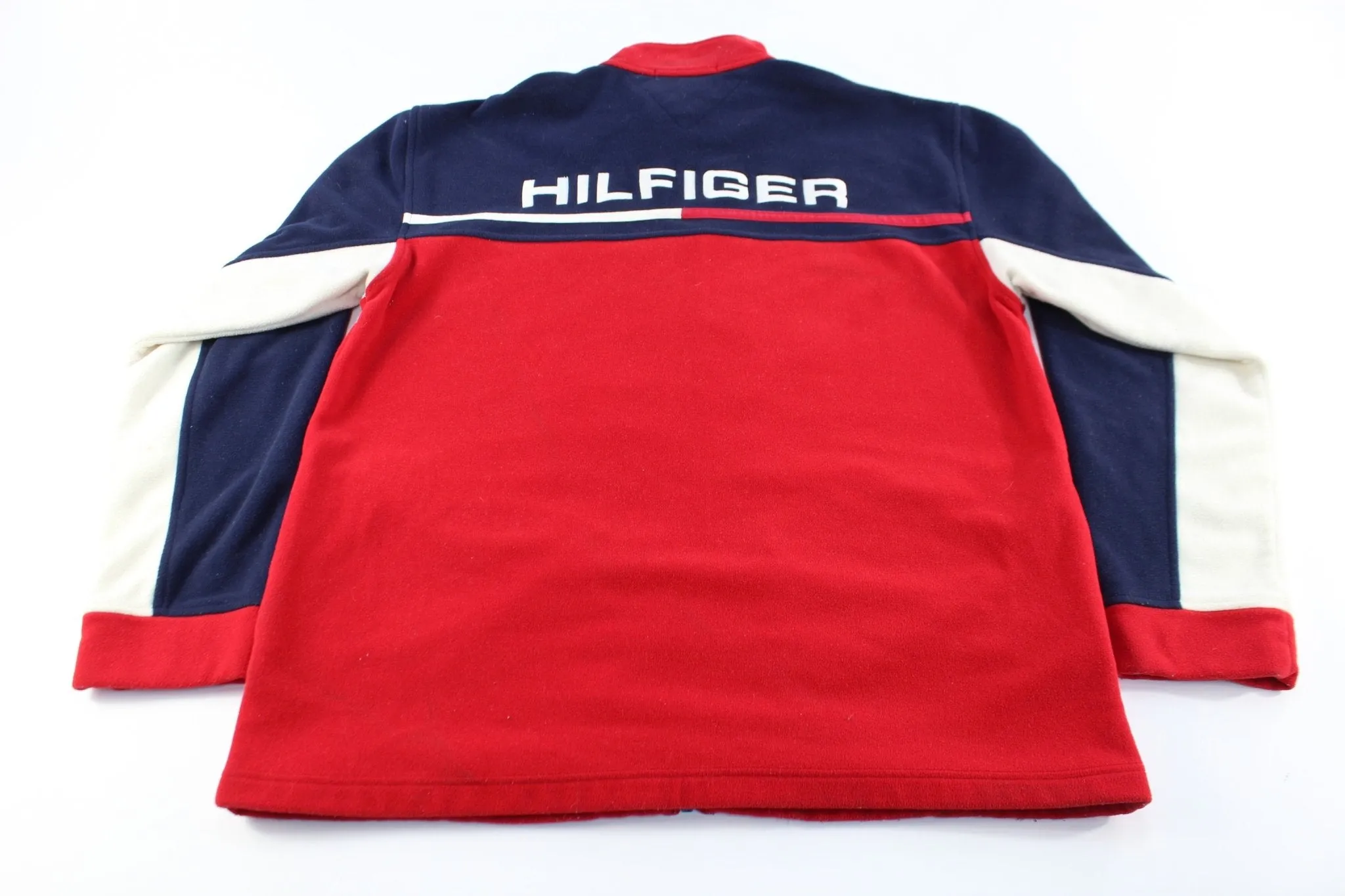 Tommy Hilfiger Embroidered Logo Fleece Zip Up Jacket