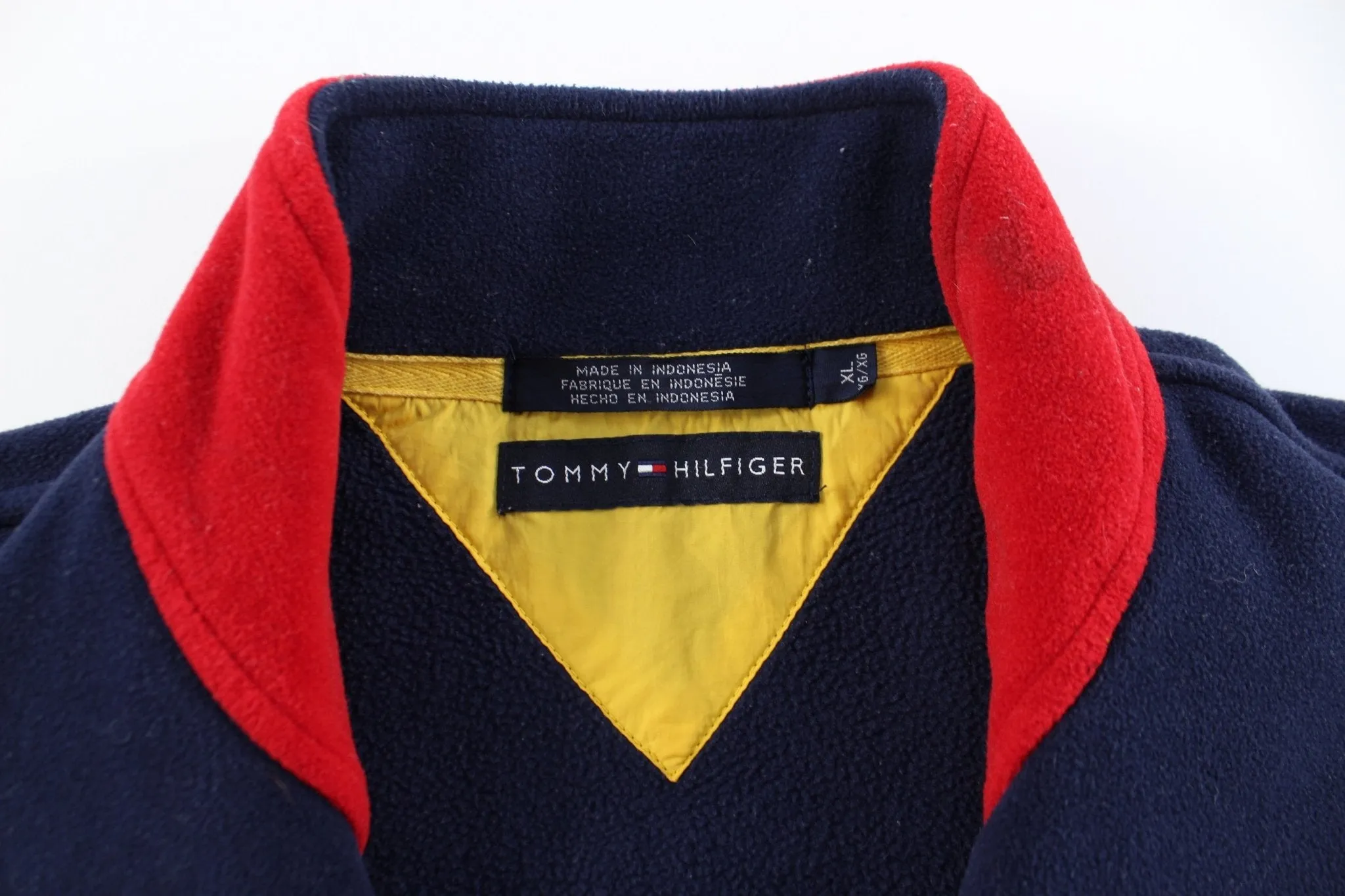 Tommy Hilfiger Embroidered Logo Fleece Zip Up Jacket
