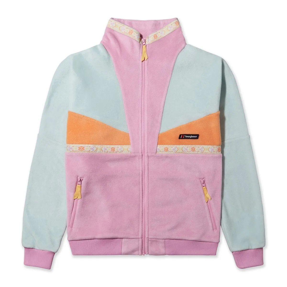 Tramantana 91 Full Zipped Fleece Jacket - Lilac