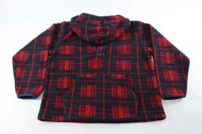 Women's L.L. Bean Plaid Pullover Fleece Jacket