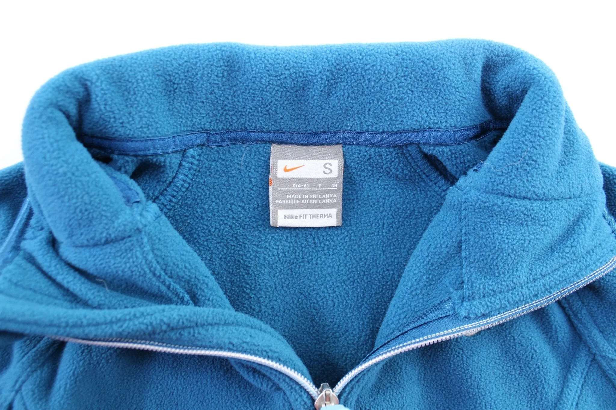Women's Nike Embroidered Logo Aqua Fleece Zip Up Jacket
