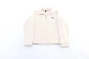 Women's Patagonia Logo Patch Light Pink Fleece Pullover Jacket